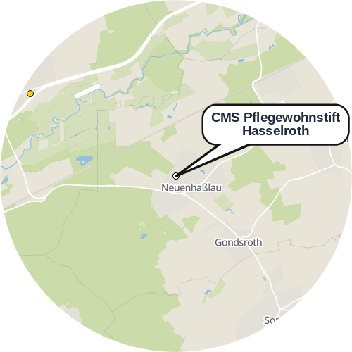 Kartenausschnitt für die Firma CMS Pflegewohnstift Hasselroth
