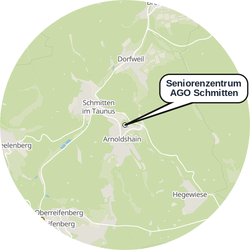 Kartenausschnitt für die Firma Seniorenzentrum AGO Schmitten