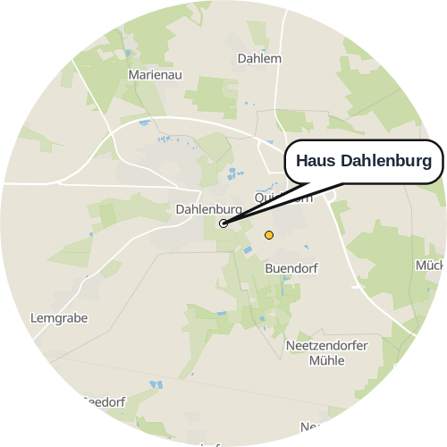 Kartenausschnitt für die Firma Haus Dahlenburg