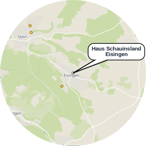 Kartenausschnitt für die Firma Haus Schauinsland Eisingen