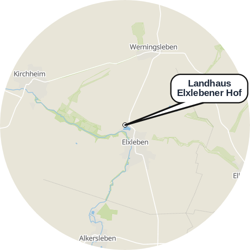 Kartenausschnitt für die Firma Landhaus Elxlebener Hof
