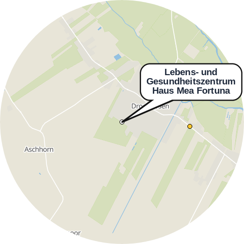 Kartenausschnitt für die Firma Lebens- und Gesundheitszentrum Haus Mea Fortuna