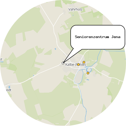 Kartenausschnitt für die Firma Seniorenzentrum Jena