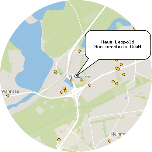 Kartenausschnitt für die Firma Haus Leopold Seniorenheim GmbH