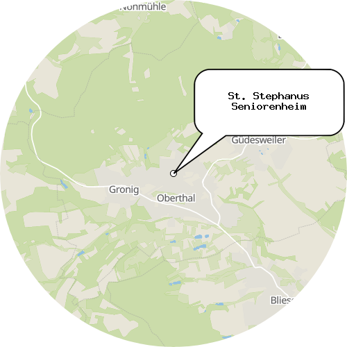 Kartenausschnitt für die Firma St. Stephanus Seniorenheim