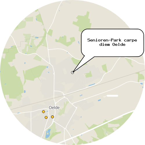 Kartenausschnitt für die Firma Senioren-Park carpe diem Oelde