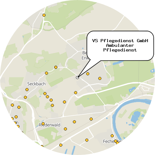 Kartenausschnitt für die Firma VS Pflegedienst GmbH Ambulanter Pflegedienst