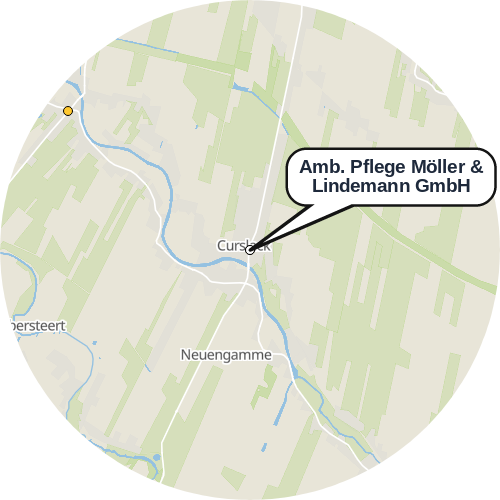 Kartenausschnitt für die Firma Amb. Pflege Möller & Lindemann GmbH