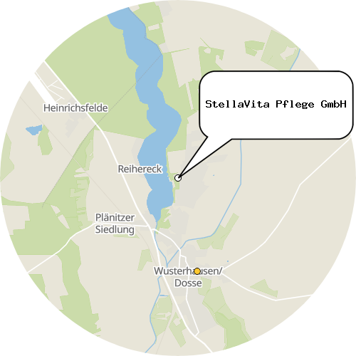 Kartenausschnitt für die Firma StellaVita Pflege GmbH