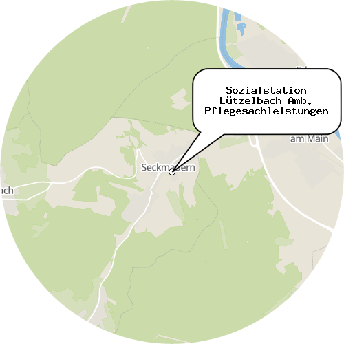Kartenausschnitt für die Firma Sozialstation Lützelbach Amb. Pflegesachleistungen