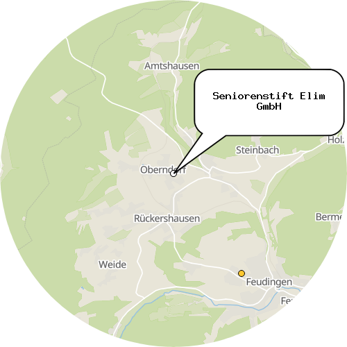 Kartenausschnitt für die Firma Seniorenstift Elim GmbH