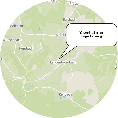 Kartenausschnitt für die Firma Altenheim Am Engelsberg