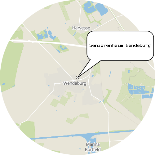 Kartenausschnitt für die Firma Seniorenheim Wendeburg