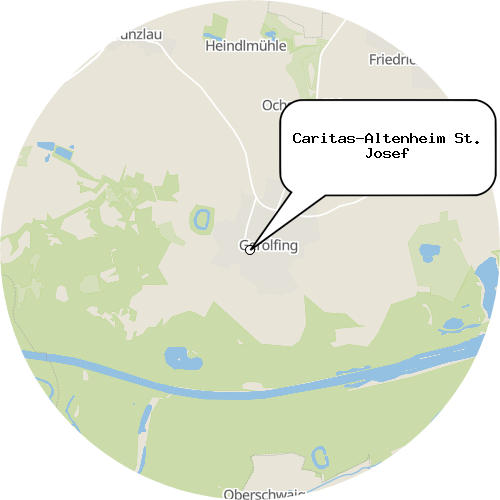 Kartenausschnitt für die Firma Caritas-Altenheim St. Josef