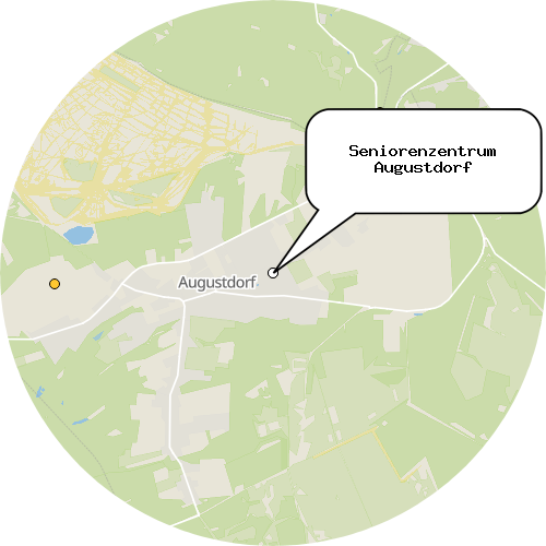 Kartenausschnitt für die Firma Seniorenzentrum Augustdorf