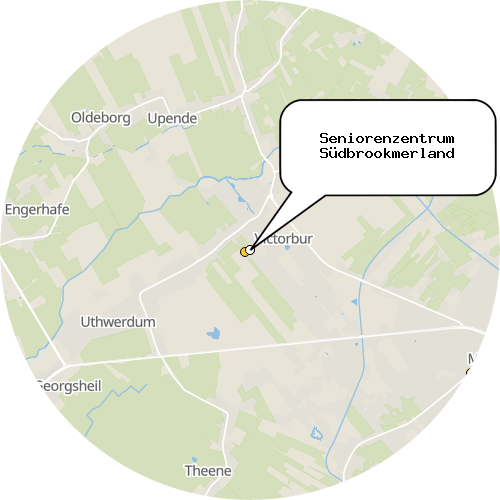 Kartenausschnitt für die Firma Seniorenzentrum Südbrookmerland