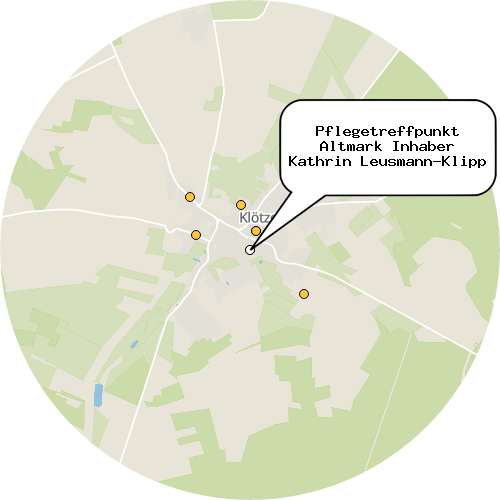 Kartenausschnitt für die Firma Pflegetreffpunkt Altmark Inhaber Kathrin Leusmann-Klipp