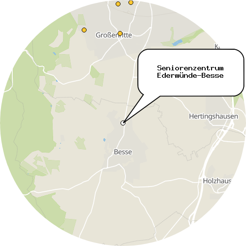 Kartenausschnitt für die Firma Seniorenzentrum Edermünde-Besse