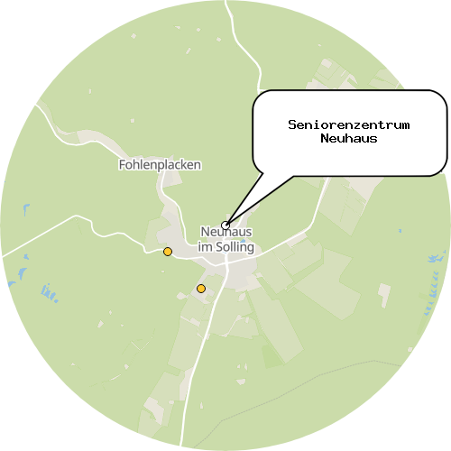 Kartenausschnitt für die Firma Seniorenzentrum Neuhaus
