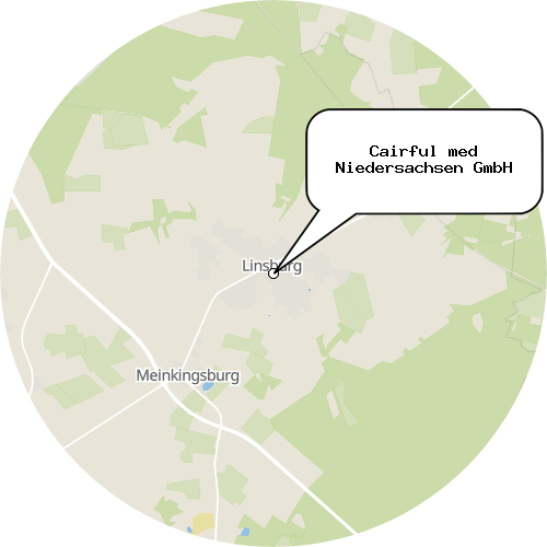 Kartenausschnitt für die Firma Cairful med Niedersachsen GmbH