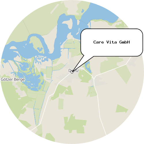 Kartenausschnitt für die Firma Care Vita GmbH