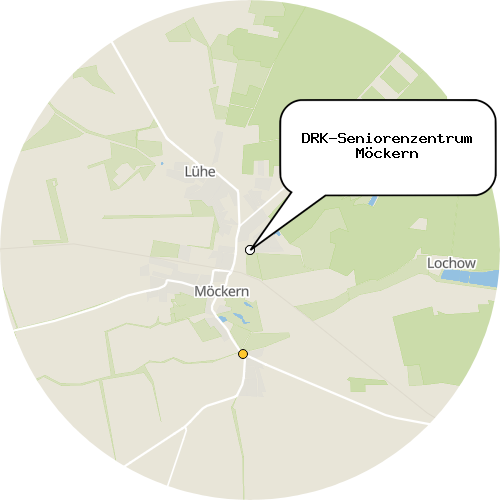 Kartenausschnitt für die Firma DRK-Seniorenzentrum Möckern